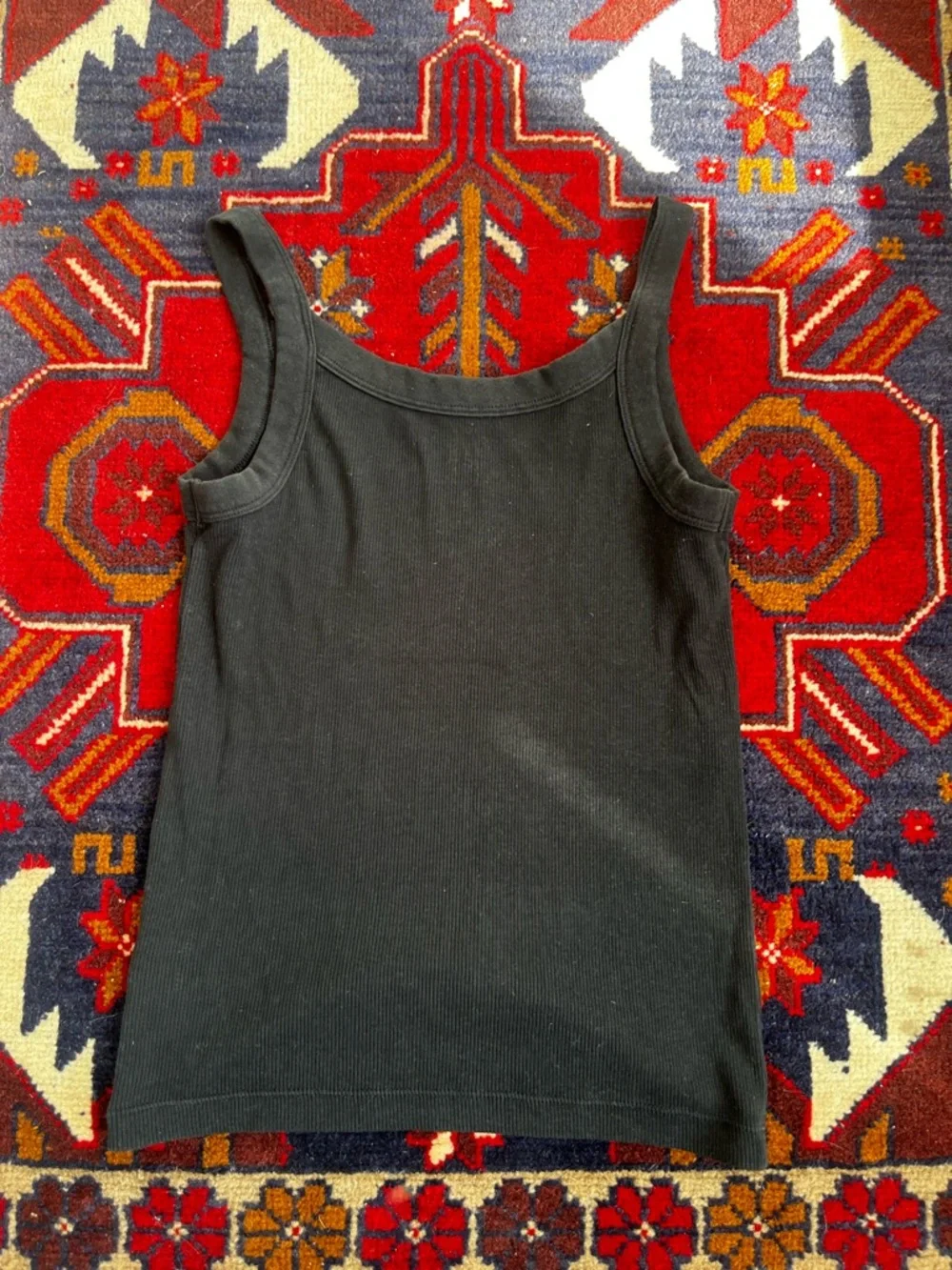 GAP Black Ribbed Tank Top - Picture 3 of 3